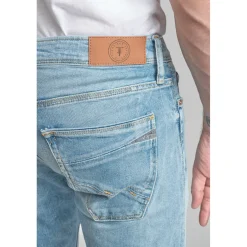 Jeans ajusté stretch 700/11, longueur 34 bleu Joel