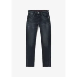 Jeans ajusté stretch 700/11, longueur 34 bleu en coton Luke