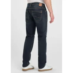 Jeans ajusté stretch 700/11, longueur 34 bleu Ives en coton