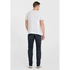 Jeans ajusté stretch 700/11, longueur 34 bleu Ives en coton