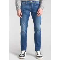 Jeans ajusté stretch 700/11, longueur 34 bleu Derek