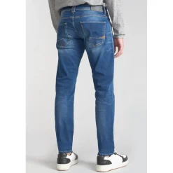 Jeans ajusté stretch 700/11, longueur 34 bleu Derek