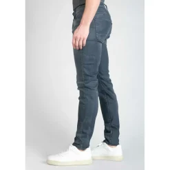 Jeans ajusté stretch 700/11, longueur 34 bleu en coton Felix