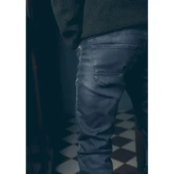 Jeans ajusté stretch 700/11, longueur 34 bleu en coton Felix