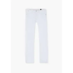 Jeans ajusté stretch 700/11, longueur 34 blanc Cael en coton