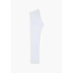 Jeans ajusté stretch 700/11, longueur 34 blanc Cael en coton