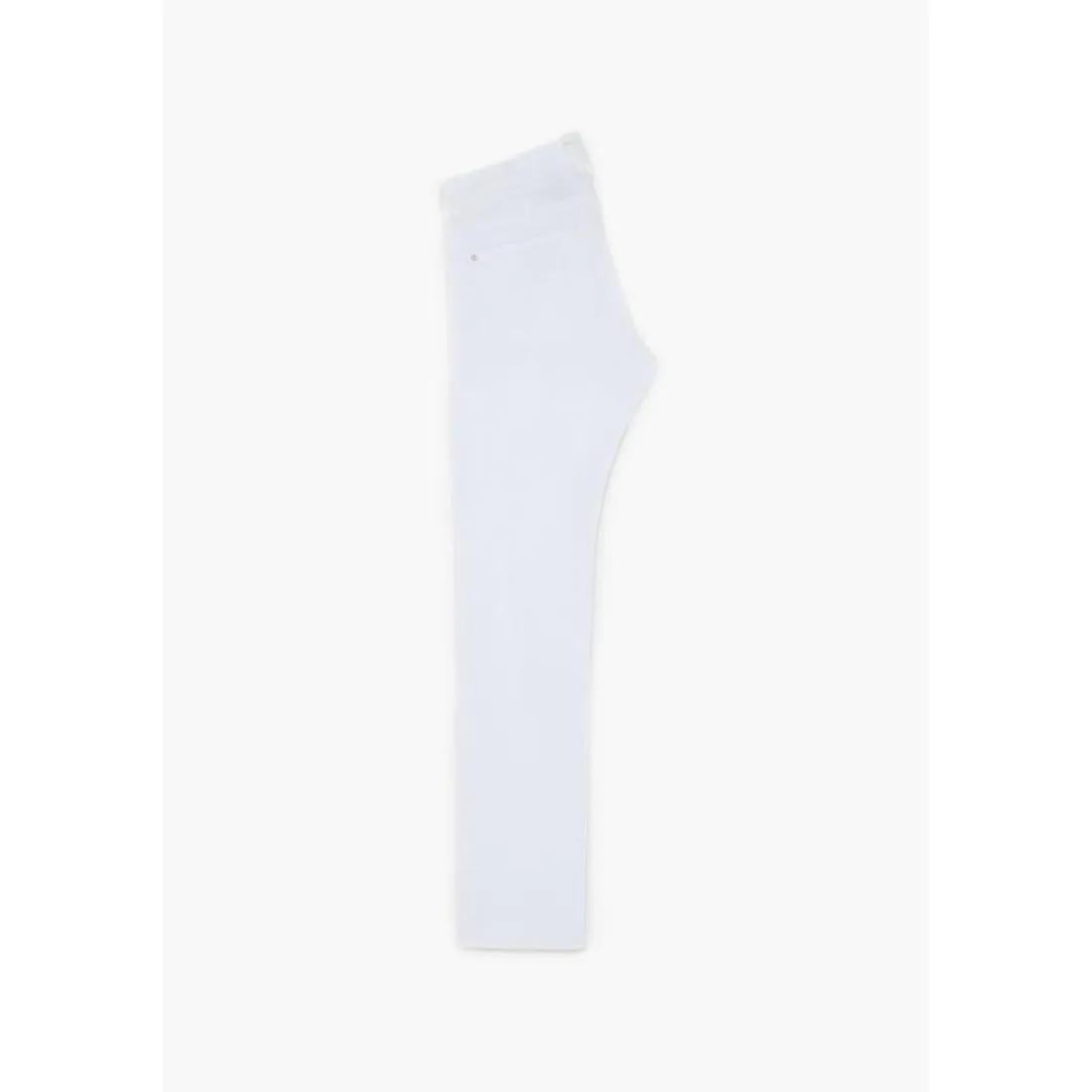 Jeans ajusté stretch 700/11, longueur 34 blanc Cael en coton