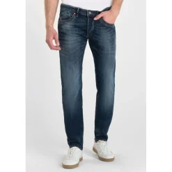 Jeans ajusté stretch 700/11, longueur 34 bleu Wade