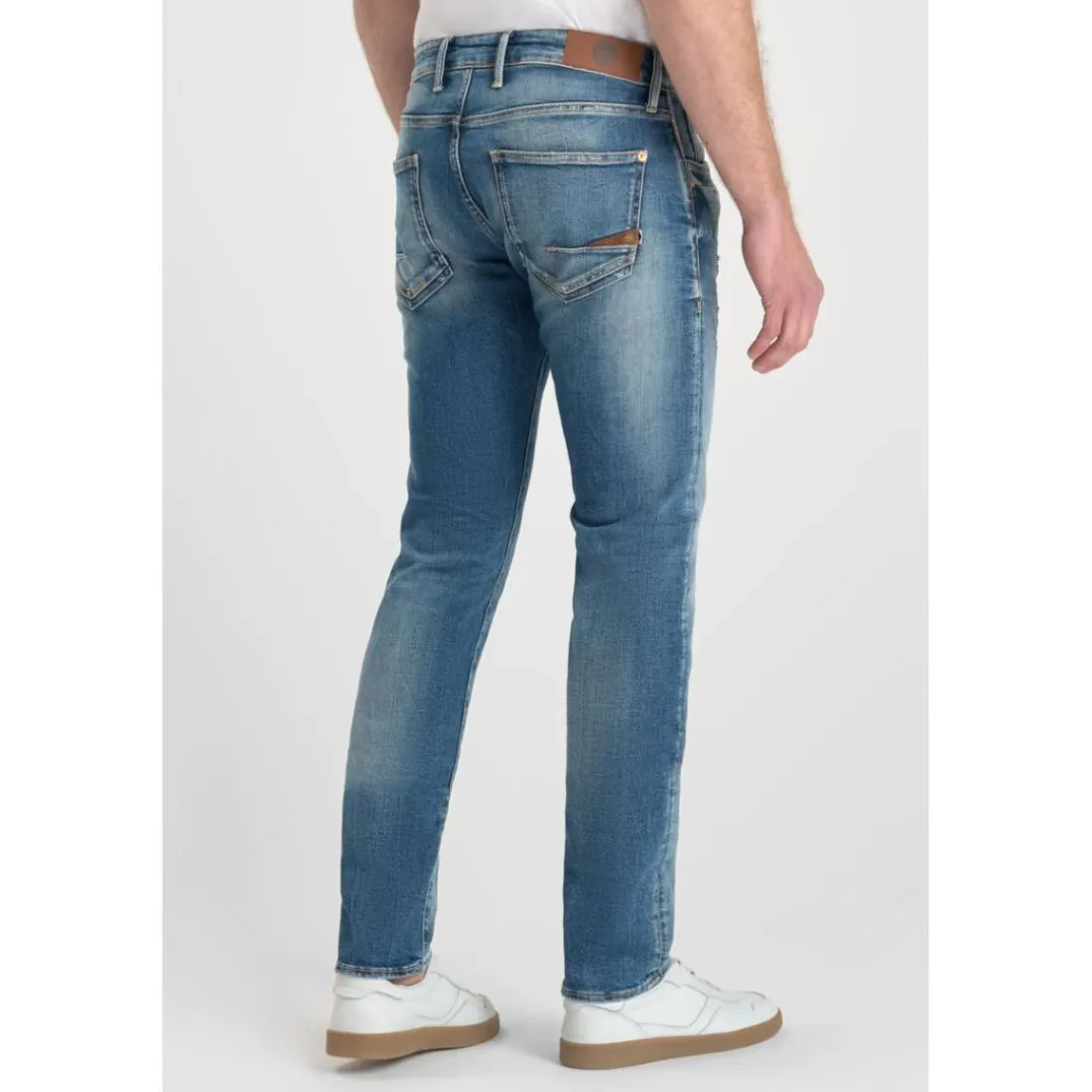 Jeans ajusté stretch 700/11, longueur 34 bleu Pete