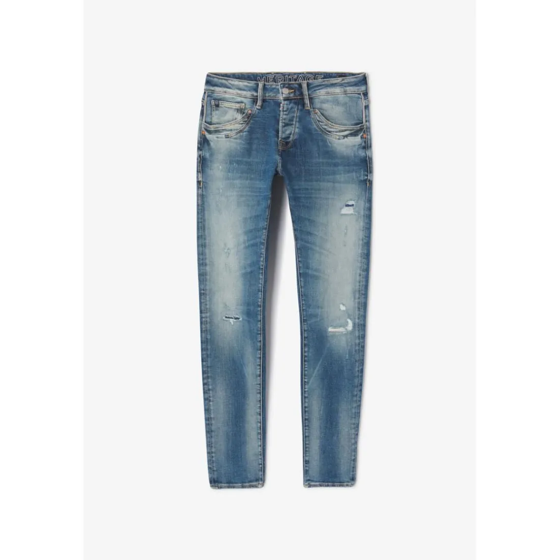 Jeans ajusté stretch 700/11, longueur 34 bleu Pete