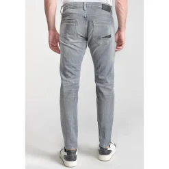 Jeans ajusté stretch 700/11, longueur 34 gris Luke en coton