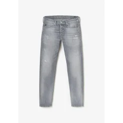 Jeans ajusté stretch 700/11, longueur 34 gris Luke en coton