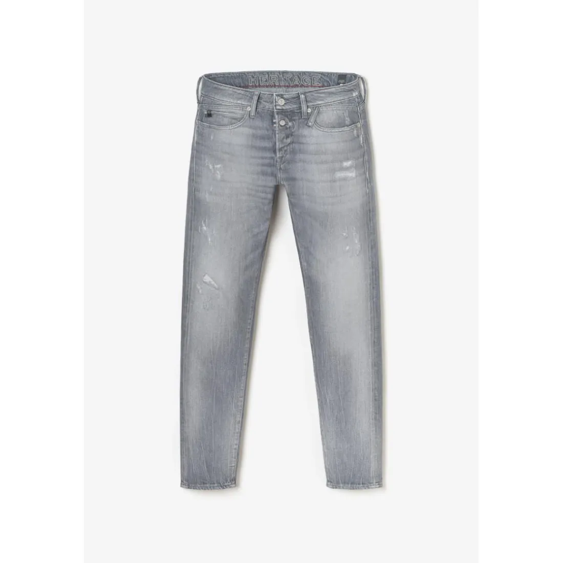 Jeans ajusté stretch 700/11, longueur 34 gris Luke en coton