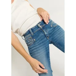 Jeans bootcut 2002, longueur 34 bleu en coton Vivi
