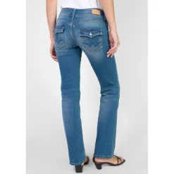 Jeans bootcut 2002, longueur 34 bleu en coton Vivi