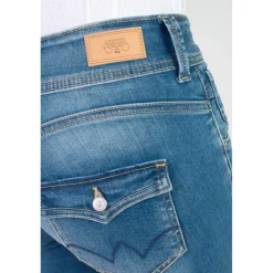 Jeans bootcut 2002, longueur 34 bleu en coton Vivi