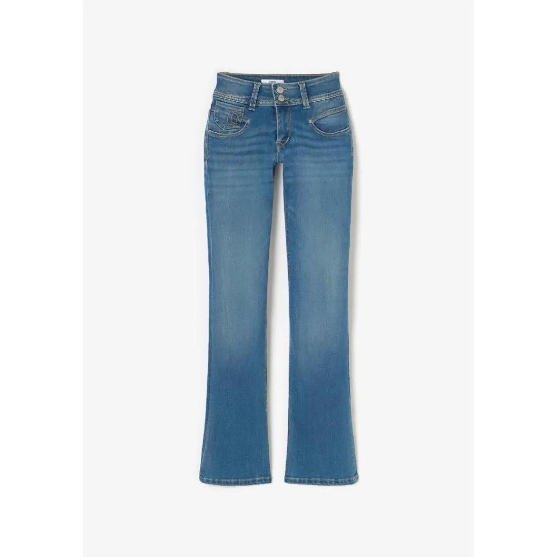 Jeans bootcut 2002, longueur 34 bleu en coton Vivi