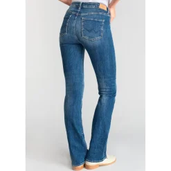 Jeans bootcut POWER bootcut, longueur 34 bleu en coton Gigi