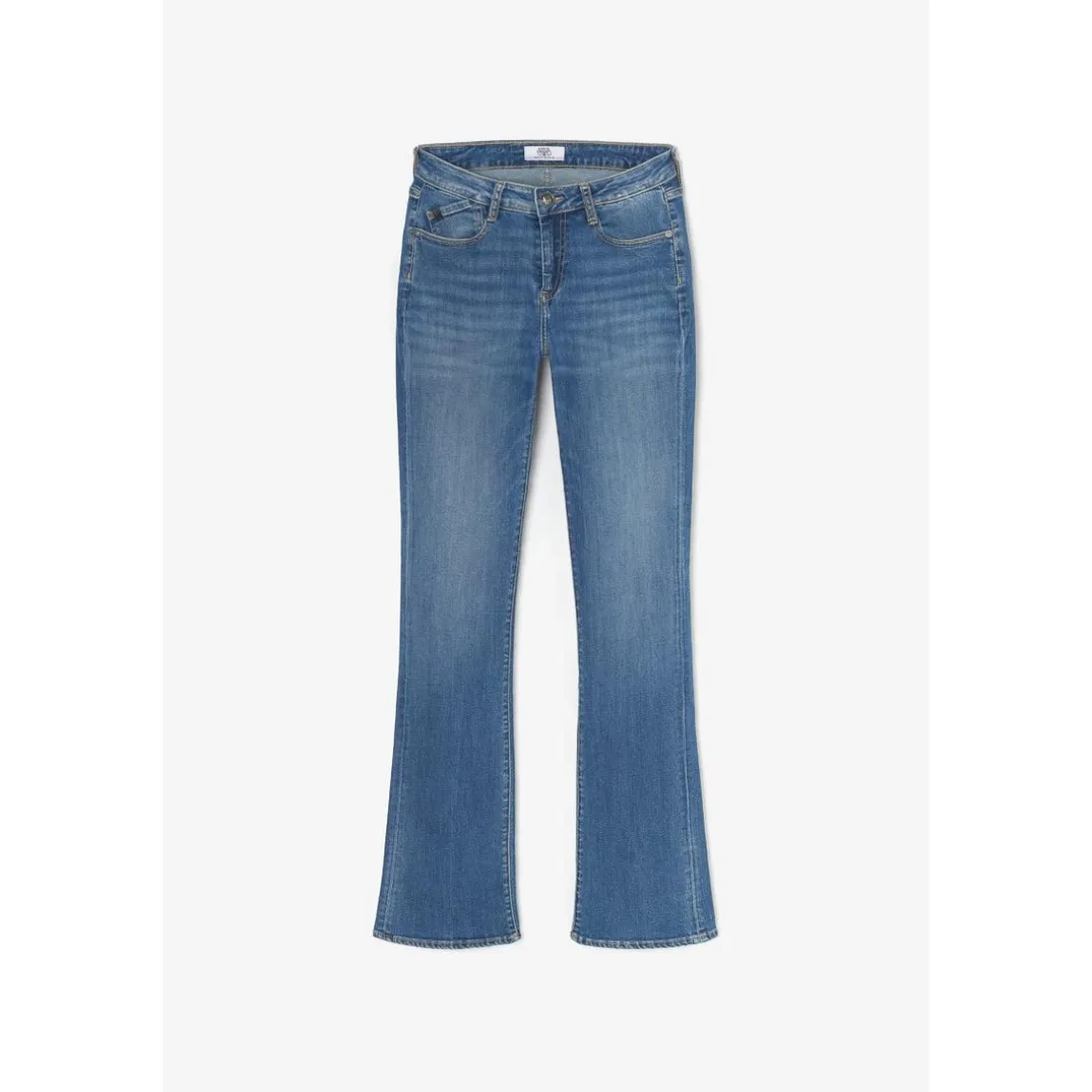 Jeans bootcut POWER bootcut, longueur 34 bleu en coton Gigi