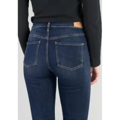 Jeans bootcut POWER bootcut, longueur 34 bleu en coton Ida
