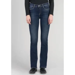 Jeans bootcut POWER bootcut, longueur 34 bleu en coton Ida