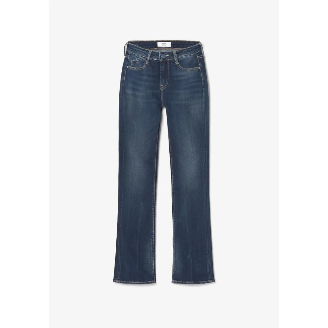 Jeans bootcut POWER bootcut, longueur 34 bleu en coton Ida