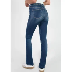 Jeans bootcut POWER bootcut, longueur 34 bleu en coton Amy