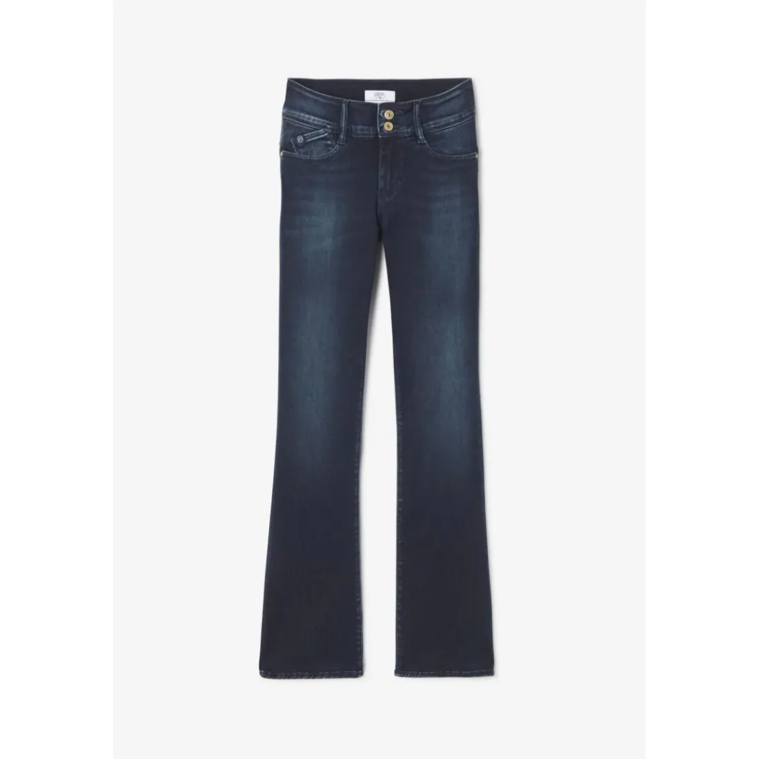 Jeans bootcut ULTRABOO, longueur 34 bleu en coton Eve