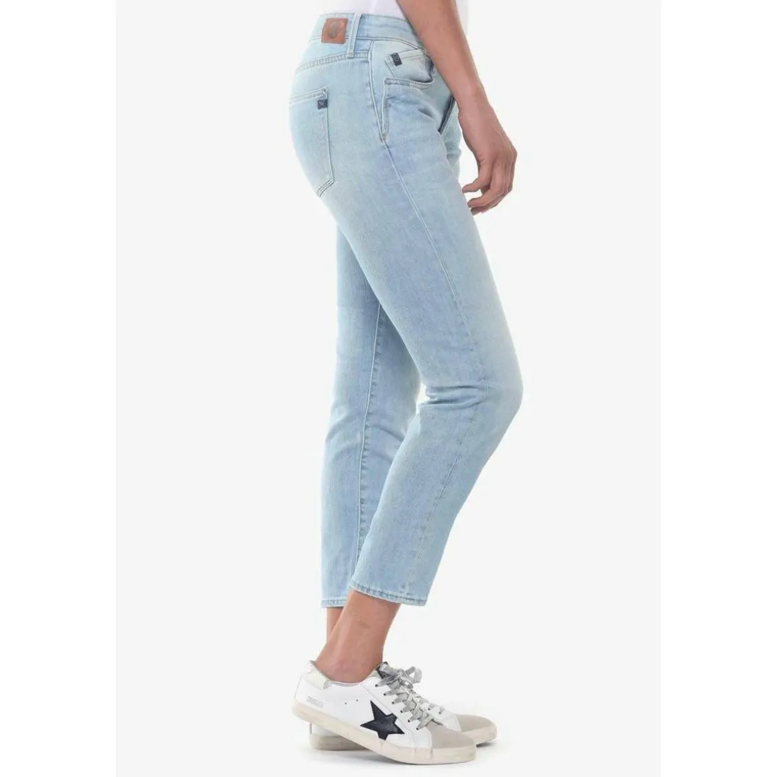 Jeans boyfit 200/43, longueur 34 bleu Bree