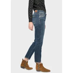 Jeans boyfit 200/43, longueur 34 bleu en coton Fern