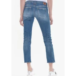 Jeans boyfit 200/43, longueur 34 bleu en coton Ora