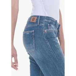 Jeans boyfit 200/43, longueur 34 bleu en coton Ora