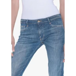 Jeans boyfit 200/43, longueur 34 bleu en coton Ora