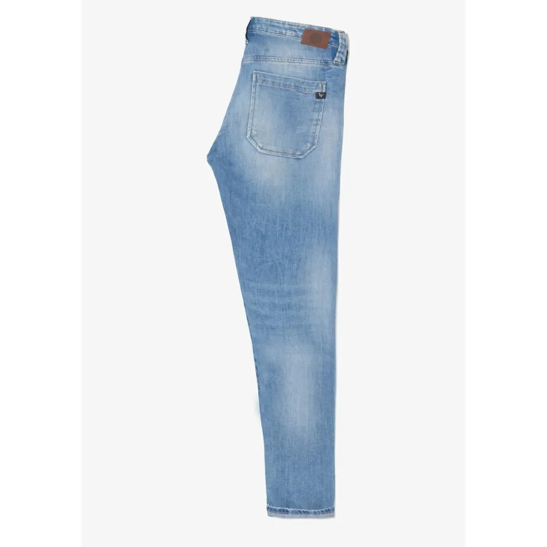 Jeans boyfit 200/43, longueur 34 bleu en coton Jade
