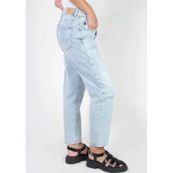 Jeans boyfit cosy, 7/8ème bleu Léa