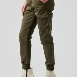 Jeans DERA kaki en coton