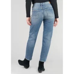 Jeans Femme coupe mom en coton