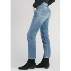 Jeans Femme coupe mom en coton