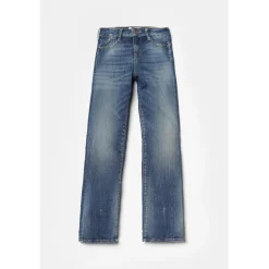Jeans fille, pulp slim taille haute, longueur 34