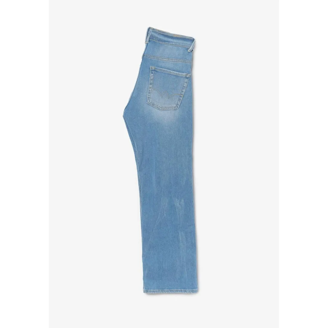 Jeans fille, droit WAVE, 7/8ème bleu