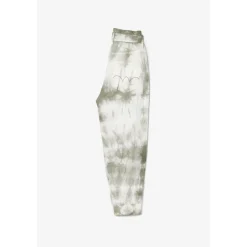 Jeans fille, loose, large MILINA, longueur 34 vert