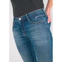 Jeans flare, très évasé , longueur 34 bleu Gaia