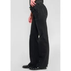 Jeans flare, très évasé , longueur 34 noir Nell en coton