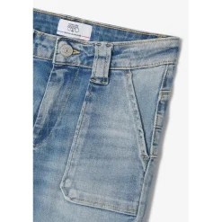 Jeans flare, très évasé, longueur 34 bleu Lyra