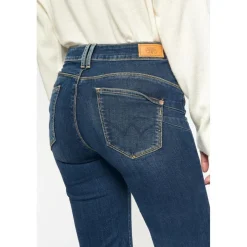 Jeans flare, très évasé PULP high flare, longueur 34 bleu en coton Élise