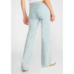 Jeans flare, très évasé PULP high flare, longueur 34 bleu Iris en coton