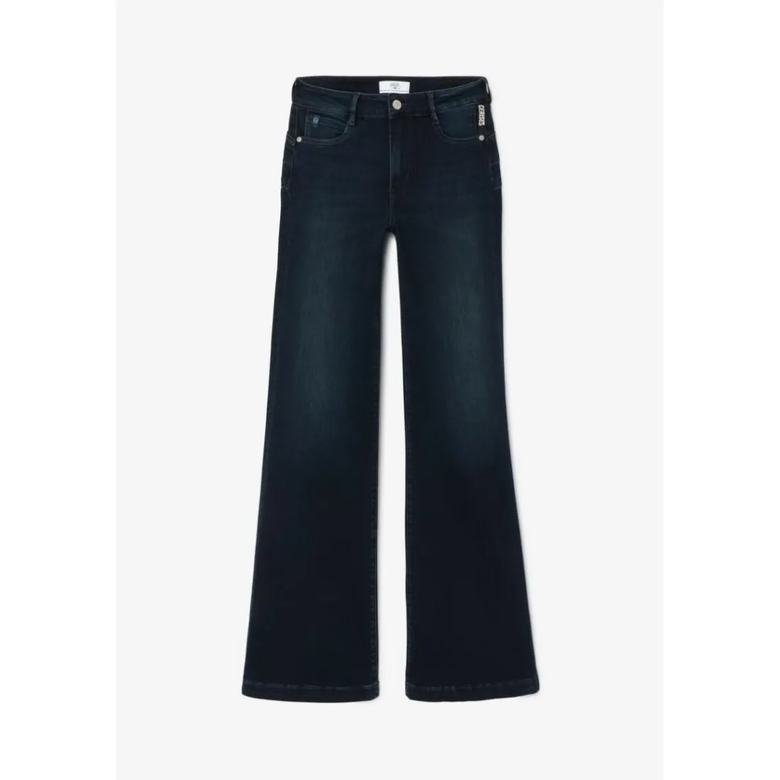 Jeans flare, très évasé PULP high flare, longueur 34 bleu en coton Ivy