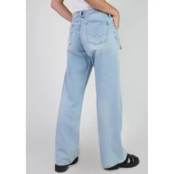 Jeans flare, très évasé wide leg , longueur 34 bleu Aria