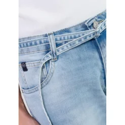 Jeans flare, très évasé wide leg , longueur 34 bleu Aria