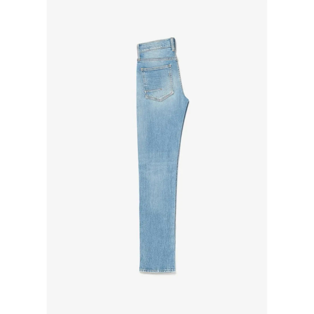 Jeans garçon, regular, droit 800/16, longueur 34 bleu en coton